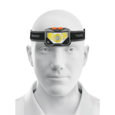 Linterna de minero con sensor recargable